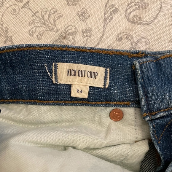 Madewell kick out crop jeans in thom wash - Picture 7 of 8